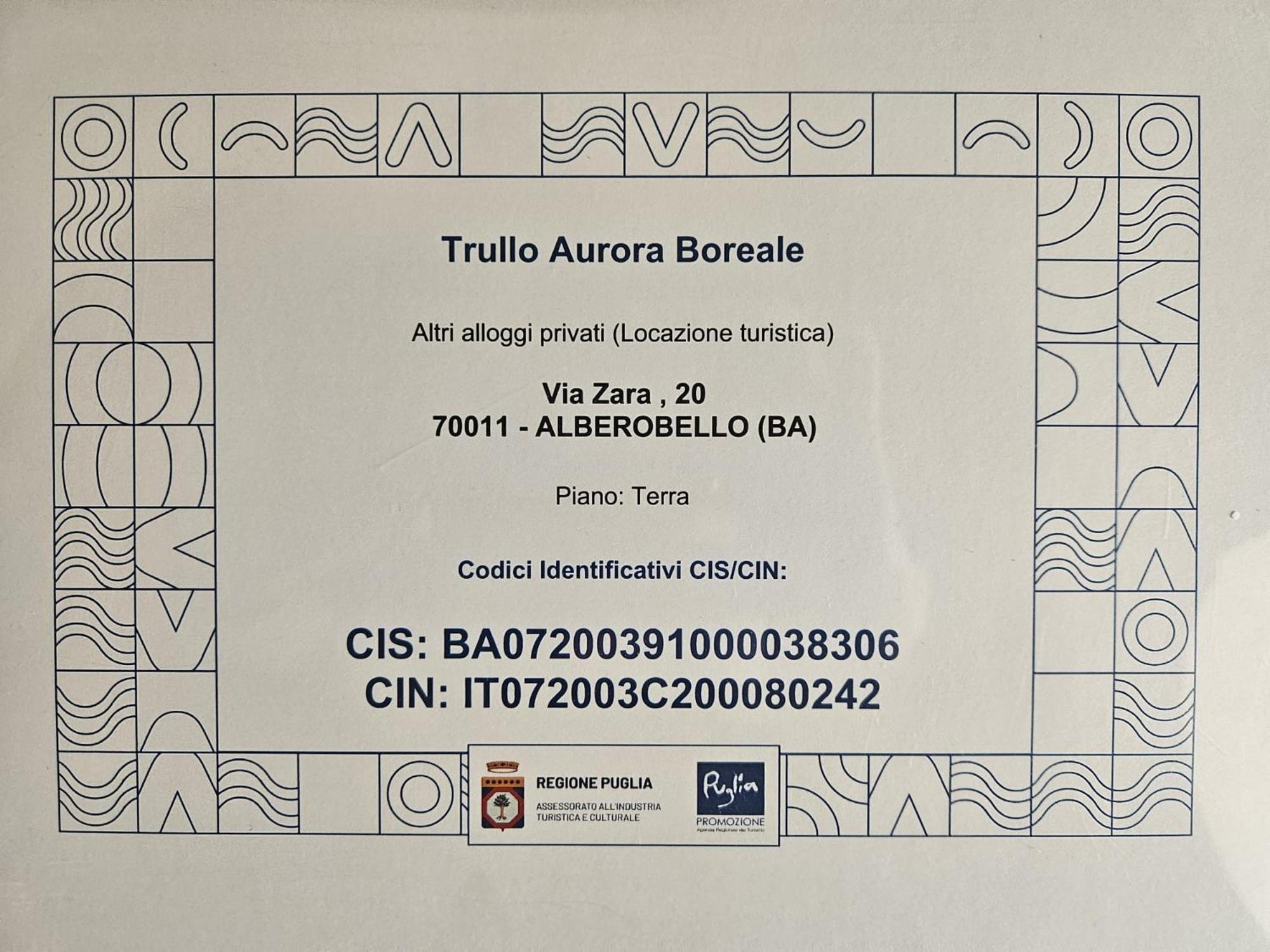 Trullo Aurora Boreale Holiday home *